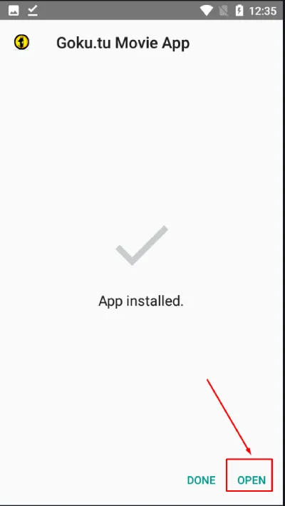 Install the Apk